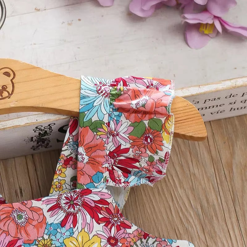 Bloombelle – Summer Ruffle Dress & Bag Set for Little Girls