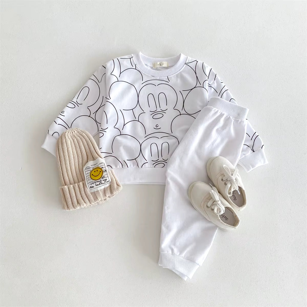 Minimood – Summer Tracksuit Set for Babies (T-Shirt & Shorts)