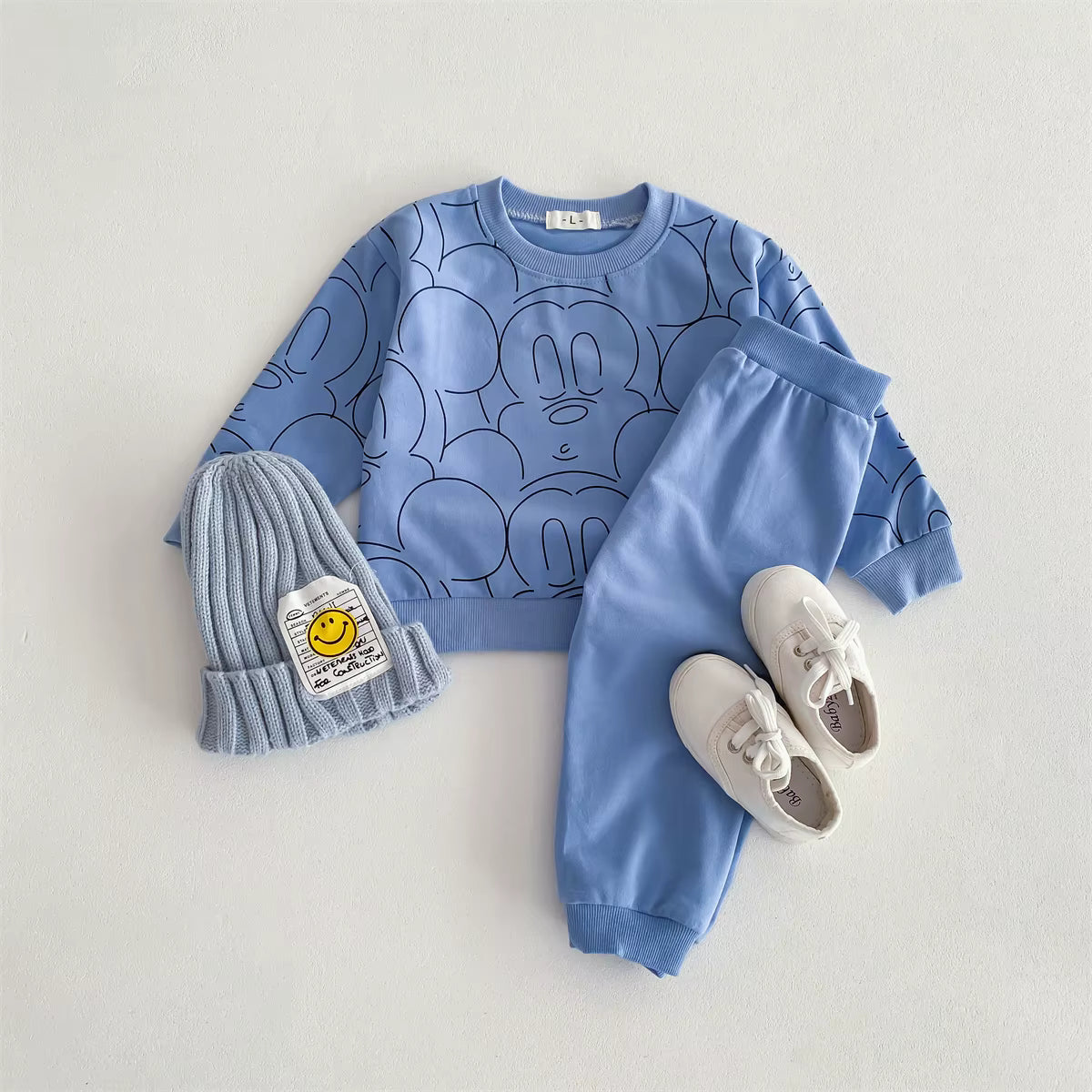 Minimood – Summer Tracksuit Set for Babies (T-Shirt & Shorts)