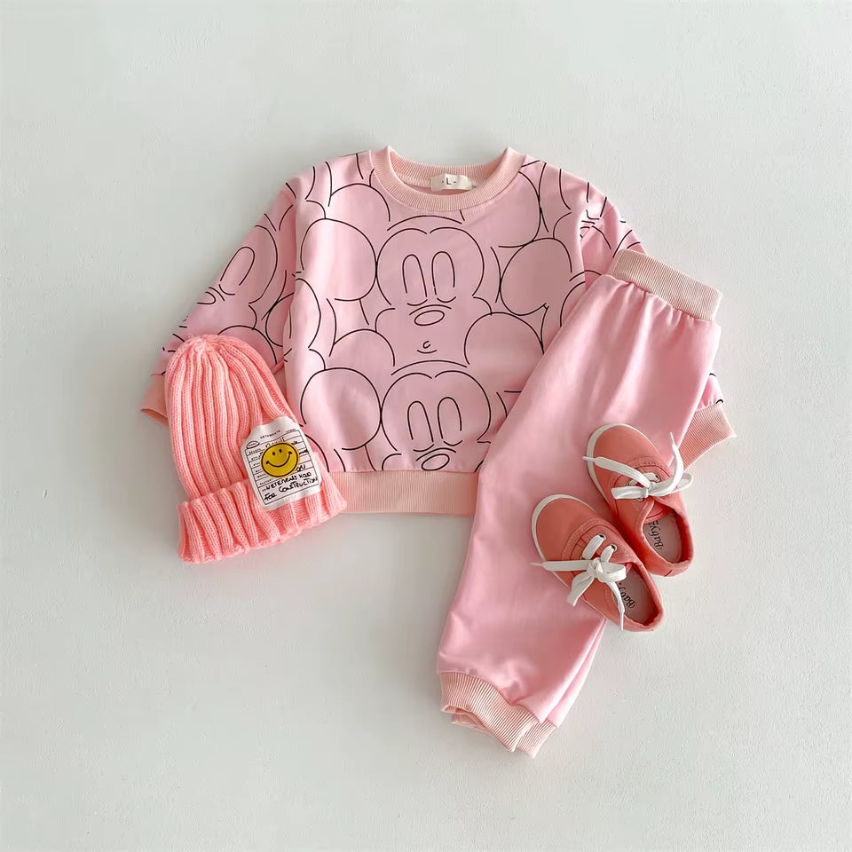 Minimood – Summer Tracksuit Set for Babies (T-Shirt & Shorts)
