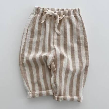 TinyTrend™: Pantalones a rayas de algodón vintage